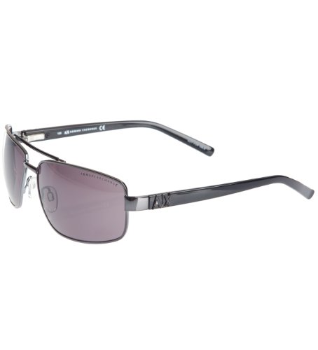 Armani Exchange Square Logo Aviator Sunglasses