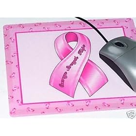 Great Gift Idea !!! Pink Ribbon Breast Cancer Awareness Mouse Pad - NEW!
