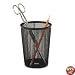 Eldon Nestable Jumbo Wire Mesh Pencil Cup, 4.375 Diameter x 5.125 Height, Black (62557)