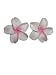 HAWAIIAN LARGE FIMO PLUMERIA EARRINGS-1