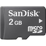 SanDisk SDSDQ-002G-A11M MicroSD 2GB Card (Black)
