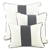 Oilo Studio Pewter Band 18x18 Pillow