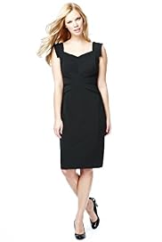 Drop a Dress Size V-Neck Panelled Dress with Secret Support™