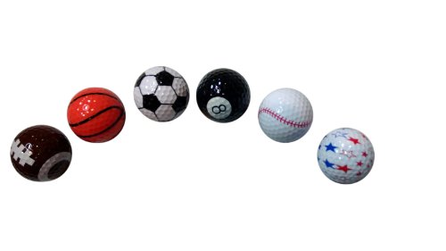 Bzany fun golf balls 6 pak