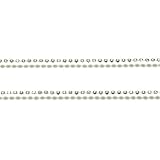 新宿銀の蔵 シルバーカットボールチェーン ボール直径1.2mm(38～45cm)