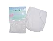 Dappi Pinless Contoured Cloth Diaper, White, Large