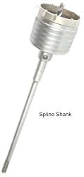 Hitachi 725765 Spline 2-Inch x 22-Inch One Piece Hollow Core Bit
