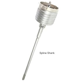 Hitachi 725770 725760 Spline 3-1 2-Inch x 11-3 8-Inch One Piece Hollow Core Bit by Hitachi