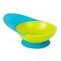 Boon Catch Bowl - Toddler Bowl with Splill Catcher, Blue and Greeen
