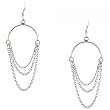 Multi Dangle Earrings in Solid Sterling Silver 925