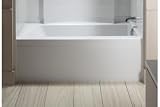 Sterling 71151120-96 Biscuit Accord Accord Series 7115, 60 x 32 Bath-Right-hand Drain 71151120
