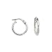 Karat Platinum 1/2 Inch Hoop Earrings