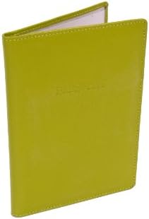 Leather Passport Cover- Meadow Green