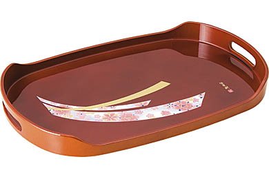 中尾彬　華小路 春慶長手盆