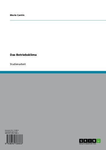 Das Betriebsklima (German Edition)