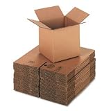 Shipping Cartons, 200 lb. Corrugated Kraft, 8 x 8 x 8, 25 per Bundle (UFS167067) Category: Boxes and Cartons