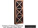Wine Cellar Innovations Designer Series Collection Premium Redwood with Midnight Black Stain Solid Diamond Cube 72x24x13-in.