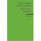 Andorra Erlauterungen by Max Frisch