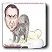 Londons Times Funny Panel Hollywood Cartoons - Chow Bela Lugosi - Mouse Pads Image