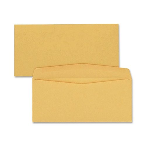 Quality Park Kraft Envelopes, #12, 4-3/4 x 11, 28lb, Brown Kraft, 500/Box (11462)