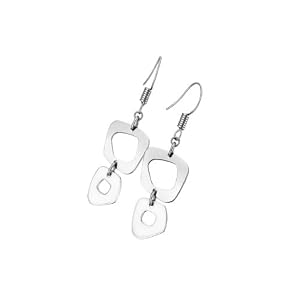 Lotus LS1167 - 4/1 - Pendientes de mujer de acero inoxidable