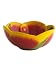 Mustardseed & Moonshine Tulip Orange Red Pattern Ramekin