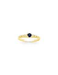 14k Madi K 3mm Sapphire Birthstone Baby Ring
