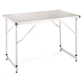 Gelert Dining/Preparation Table - Silver, 100X60X73cm