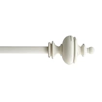 Simply Shabby Chic™ Urn Drapery Rod - Distressed White (60-112")