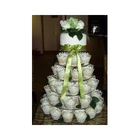 6 Tier Circle 5mm Thick Cupcake Wedding Party Cup Cake Fairy Display Stand by Classikool�