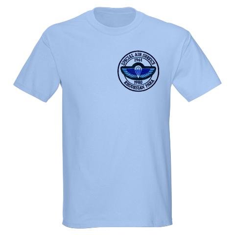 SAS Paratrooper Ash Grey T-Shirt Military Light T-Shirt by CafePress
