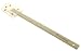 Silicone Zone Heart Spatula with Wooden Handle, Translucent, 30 cm