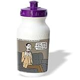 Londons Times Famous People Places Books Cartoons - Pee Wee Herman - Water Bottles