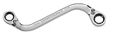 GearWrench 85232 15mm x 17mm Reversible S-shaped Double Box Ratcheting Wrench [並行輸入品]