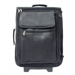 Buy Computer Bag Mini Roller - Black - by Piel Leather - 2101BLK (Black) (16.5H x 12.5W x 6D) by Piel Leather, Inc