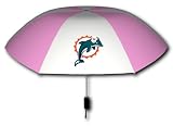 Rainmate Rainwear NFL Miami Dolphins Pink & White 42-Inch Folding Umbrella