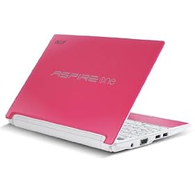 Acer Happy 10.1 inch Netbook - Pink (Intel Atom N455 Processor, RAM 1GB, Storage 250GB, 0.3MP Camera, Windows 7 Starter)