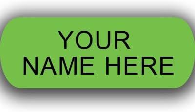 100 pcs Green Iron On Clothing Labels Large 3/4" X 2" Personalized with up to 2 Lines of Large Text