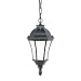 Royce Lighting RLC3407ES-09 Outdoor Convertible Lantern Black with Frosted Globe