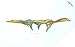 Drachen Kite rechteck, Kinderdrachen, 2m, Polyester Leine 30m