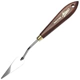 Ateco 1.5 Inch Carbon Steel Offset Trowel Style Spatula, Tear Drop Shape by Ateco