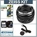 Zeiss 50mm f/1.4 Planar T* ZE Series Lens Kit for Canon EOS Cameras with Tiffen 58mm Photo Essentials Filter Kit, Lens Cap Leash, Professional Lens Cleaning Kit,