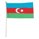Azerbaijan Flag 12 x 18 inch