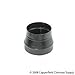 Chimney 73460 Snap-Lock Black Steel Stovepipe 8 in. Male to 6 in. Female Reducer