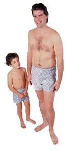 Dipsters patientwear, boys' boxer shorts, small, dozen