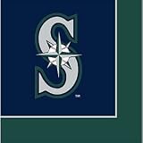 Seattle Mariners Lunch Napkins (24 count) Party Accessory