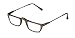 "Topaz Pave" Reading Glasses Hand-Painted and Hand-Embellished with SWAROVSKI Crystals (+0.00 - +3.00)