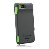 312qFMy9zKL. SL160  Naztech Vertex 2 Piece Hard and Soft Cover for Motorola Droid X MB810 (Green)