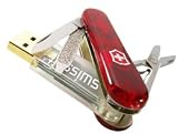 VICTORINOX USB SWISSBIT SWISS ARMY KNIFE STORAGE DEVICE W/ CABLE, PEN, LED TORCH ETC...