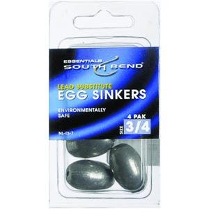 South Bend Eco-Weights Non-Lead Egg Sinker (Black) 1/4 oz